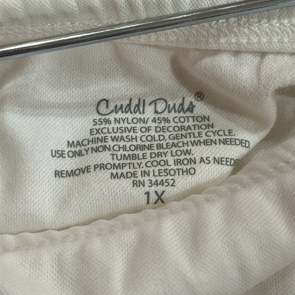 NEW 2 piece pants and long sleeve V neck top layering, warmth, comfort Sz 1X - Picture 11 of 11